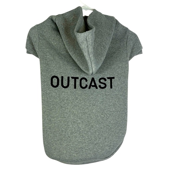 fabdog Other - Fabdog hooded 'outcast' sweatshirt velcro close strip harness hook opening Sz XL